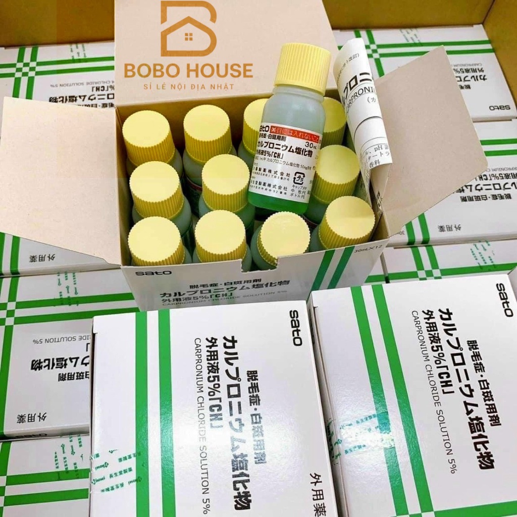 Thuốc mọc tóc SATO ( Nhật Bản) hàng chính hãng Nhật Bản