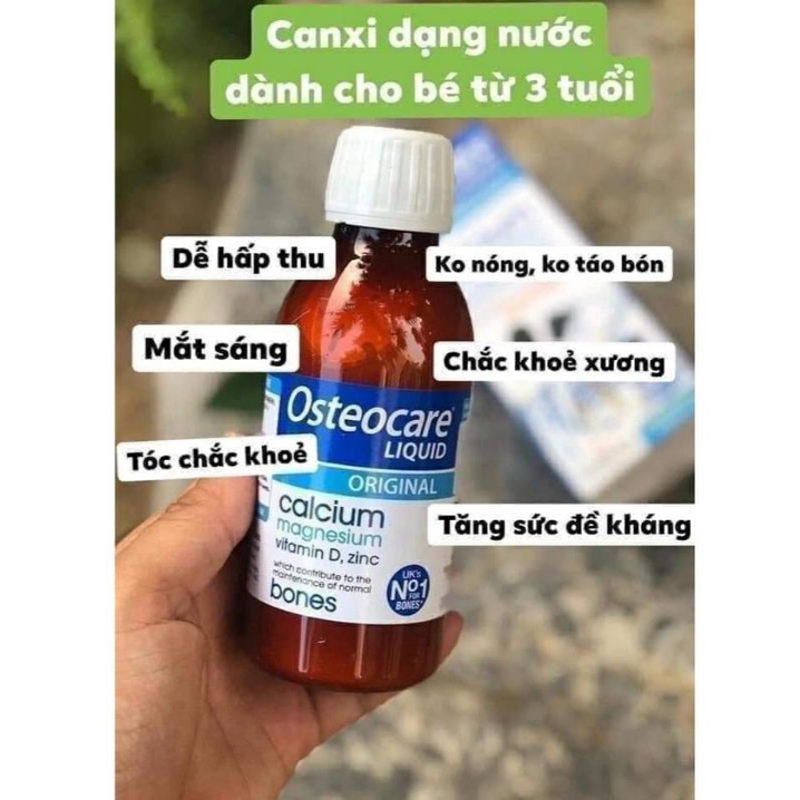 Canxi nước Osteocare Liquid 200ml của Anh