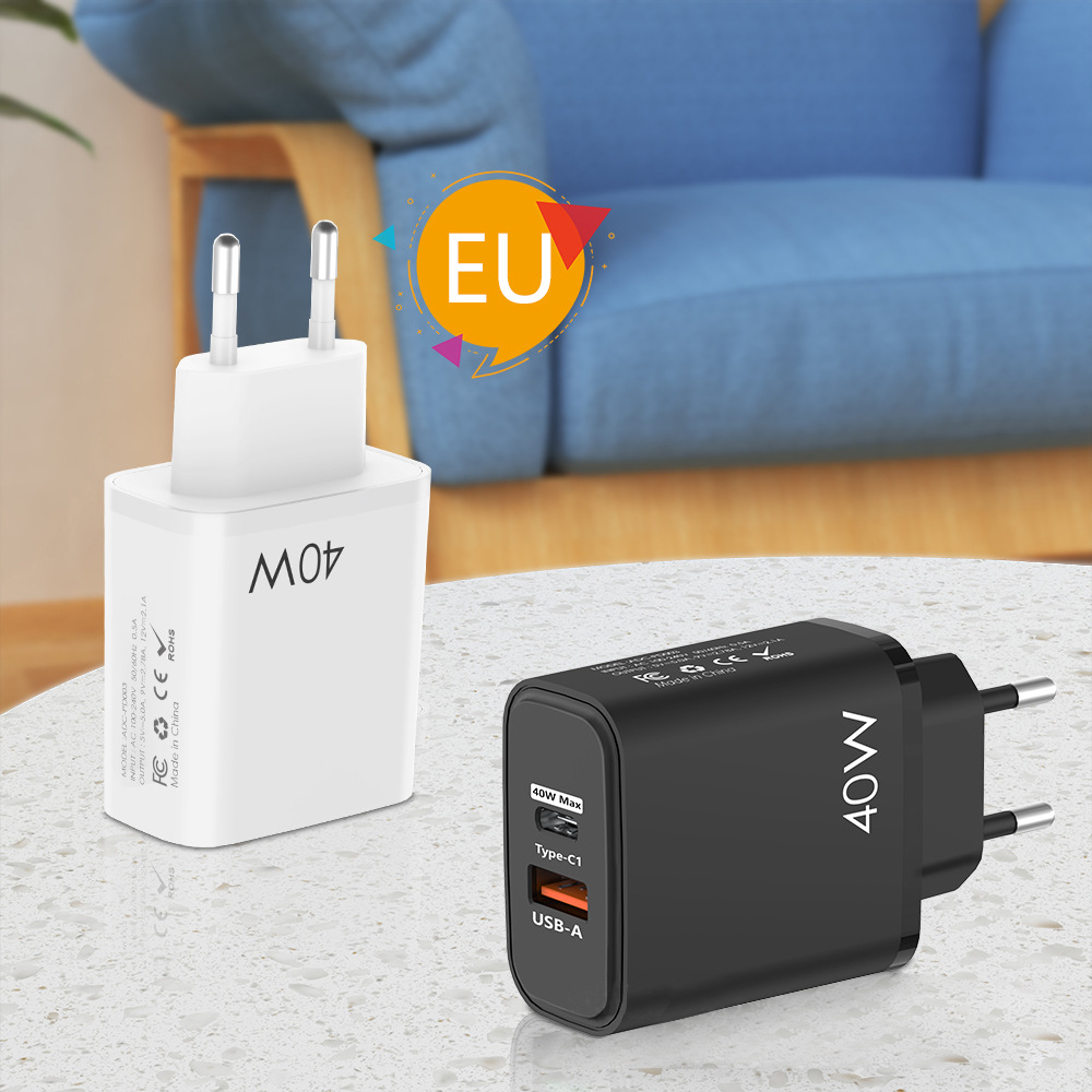 Bộ sạc nhanh Type-C+USB Cổng đôi