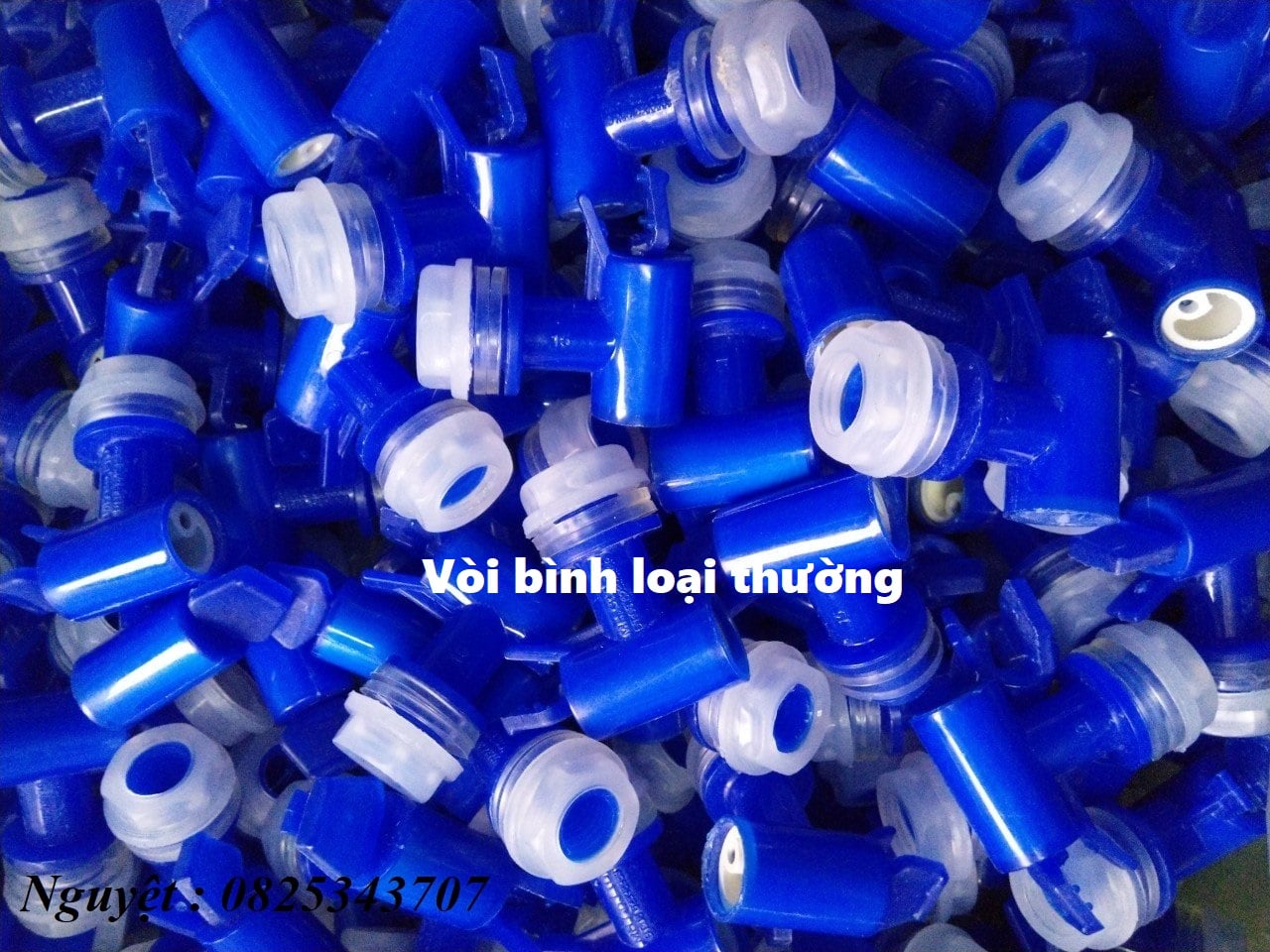 Vòi bình nước 19L,20L (100 cái) màu xanh dương