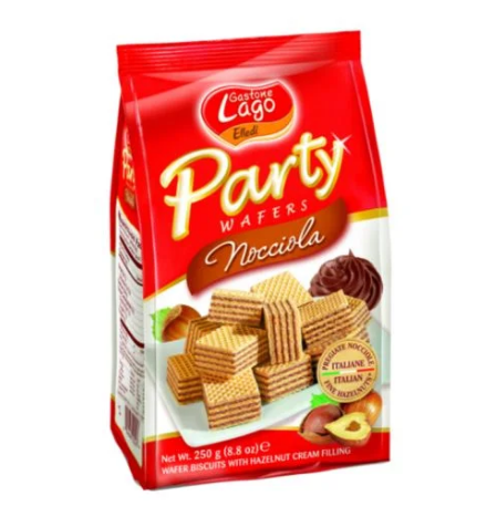 Bánh Xốp Mini Lago Party Wafers 250g