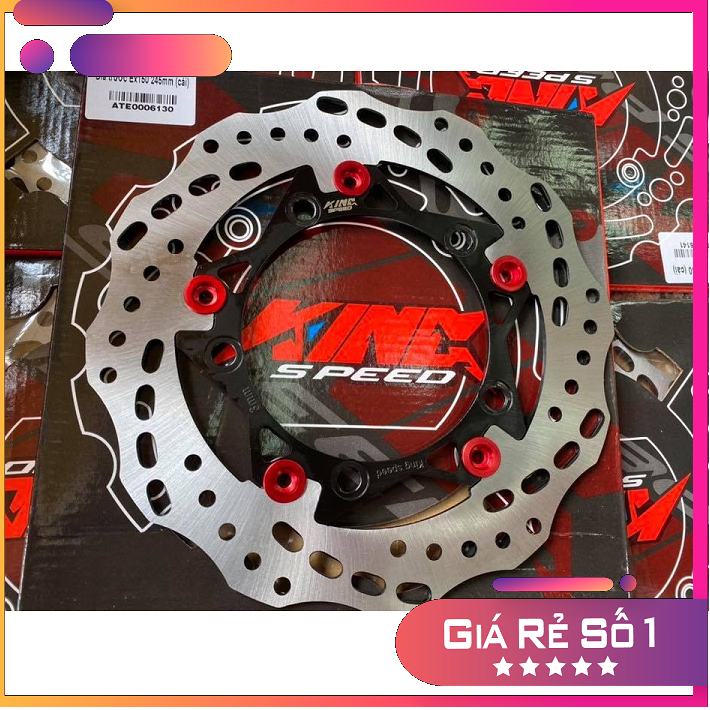 Đĩa thắng trước kingspeed size 245mm 5 lỗ gắn cho xe ex150