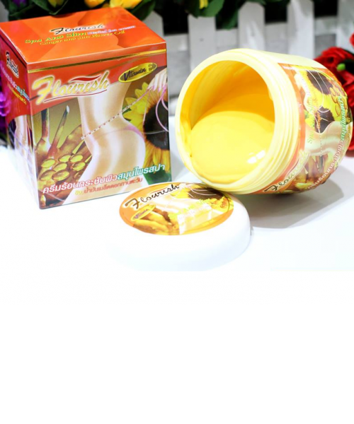 Kem tan mỡ bụng gừng Flourish 500ml Thái Lan