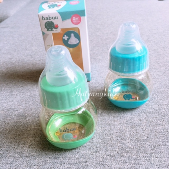 Bình Babuu 60ml, 125ml, 250ml cho bé sơ sinh