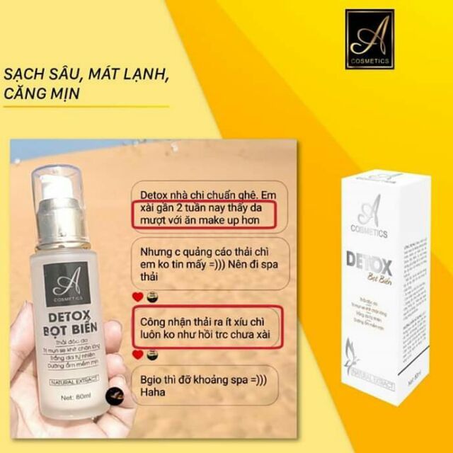 detox bọt biển a cosmetics 80ml