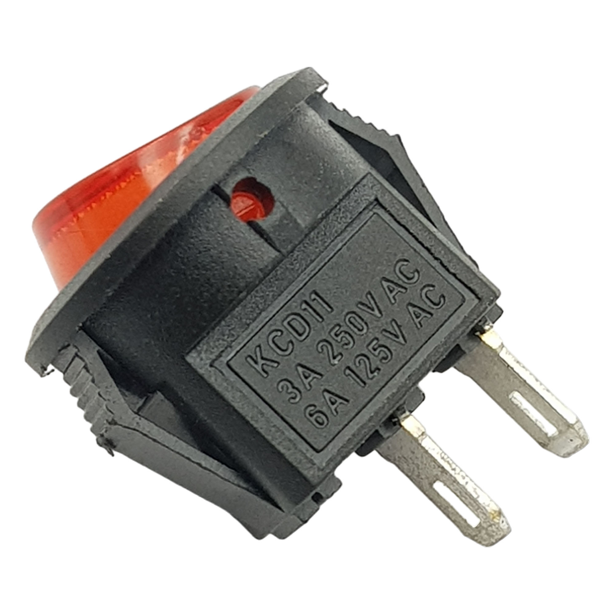Bộ 2 Công tắc bập bênh tròn KCD11 -15mm