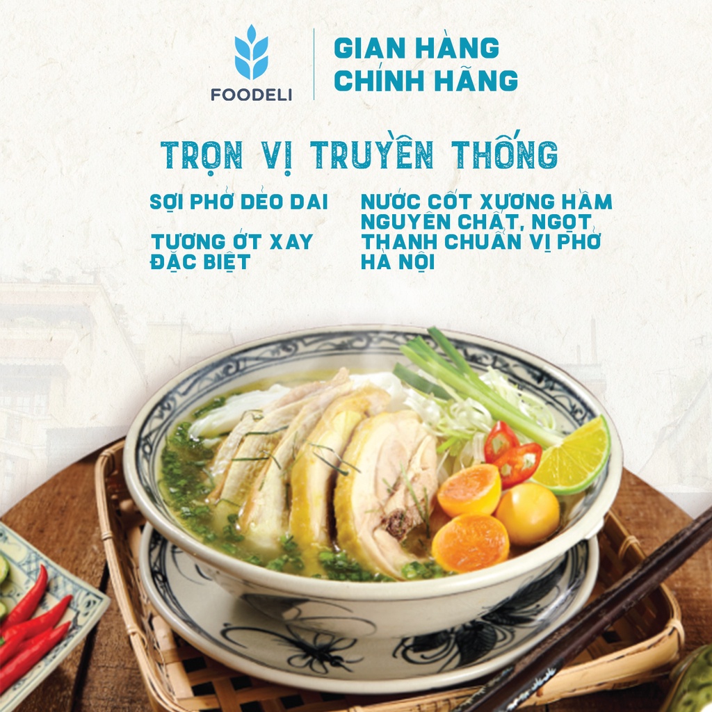 Phở Gánh Hà Nội ăn liền - COMBO 3 THÙNG (Thùng 24x75Gr)