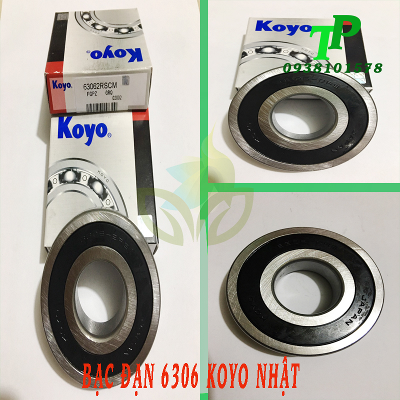 Vòng bi 6306 koyo, bạc đạn 6306 koyo nhật 2rscm