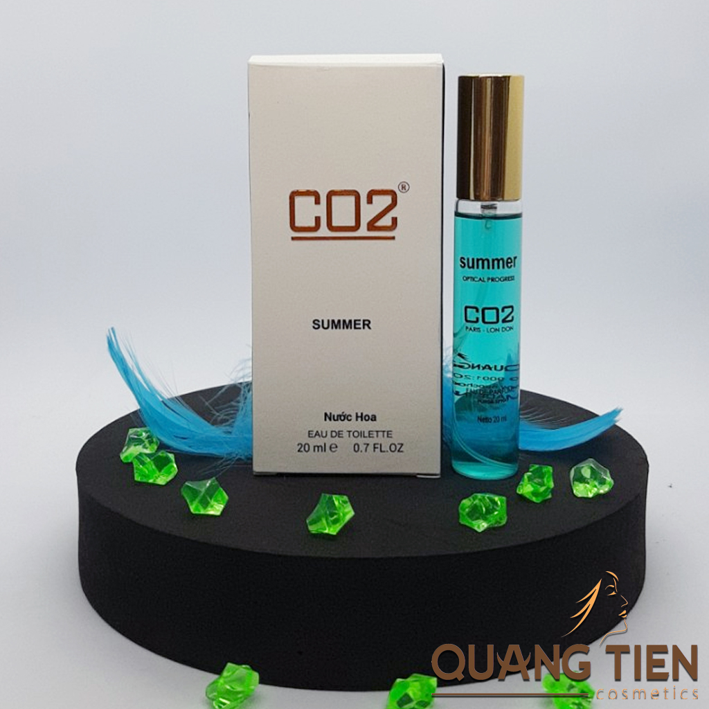 Nước hoa Nam CO2 Summer Eau De Toillette (hương gỗ thơm mát, lưu hương từ 05 - 07 giờ)