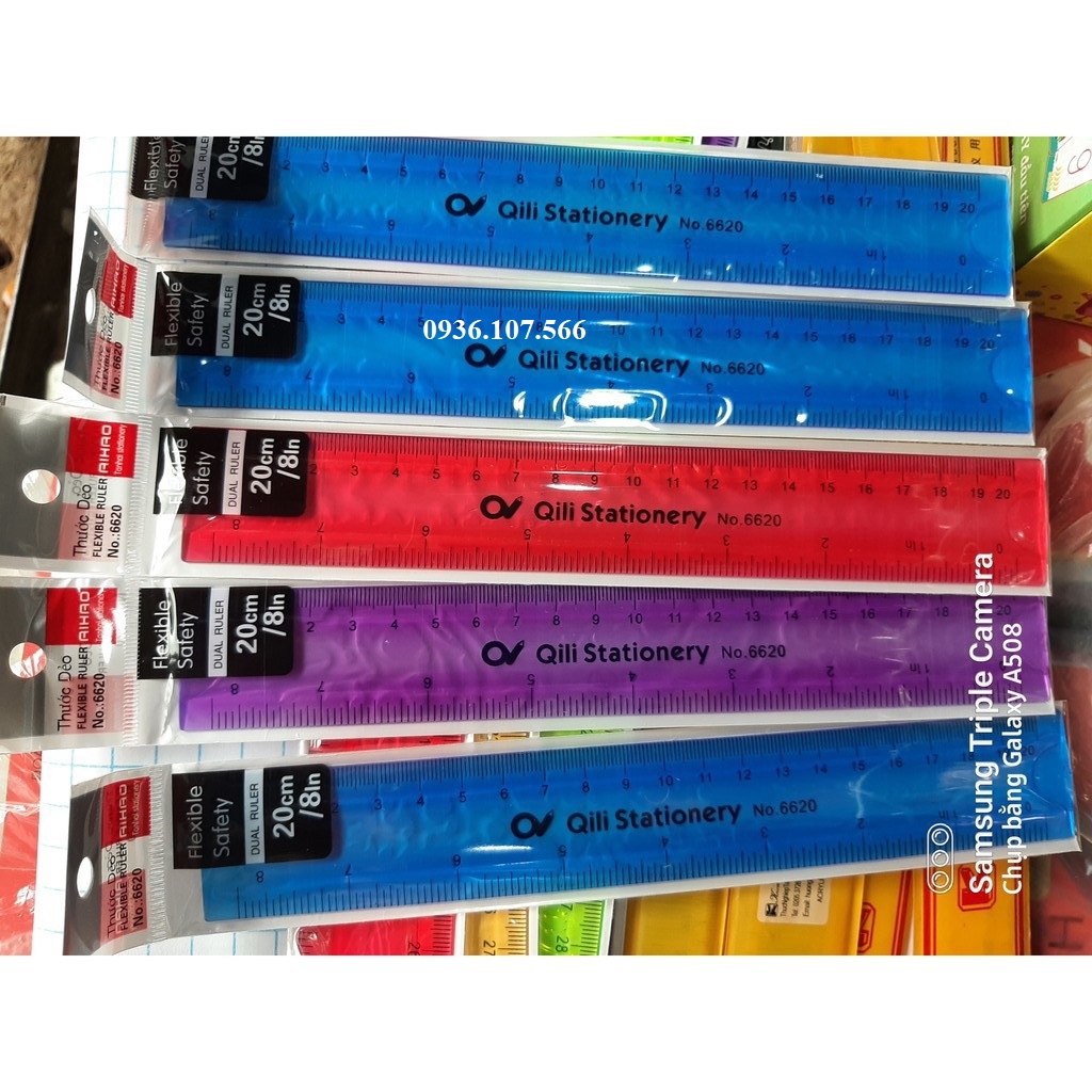 Thước kẻ dẻo - 20cm - 30 cm - 1 Cái