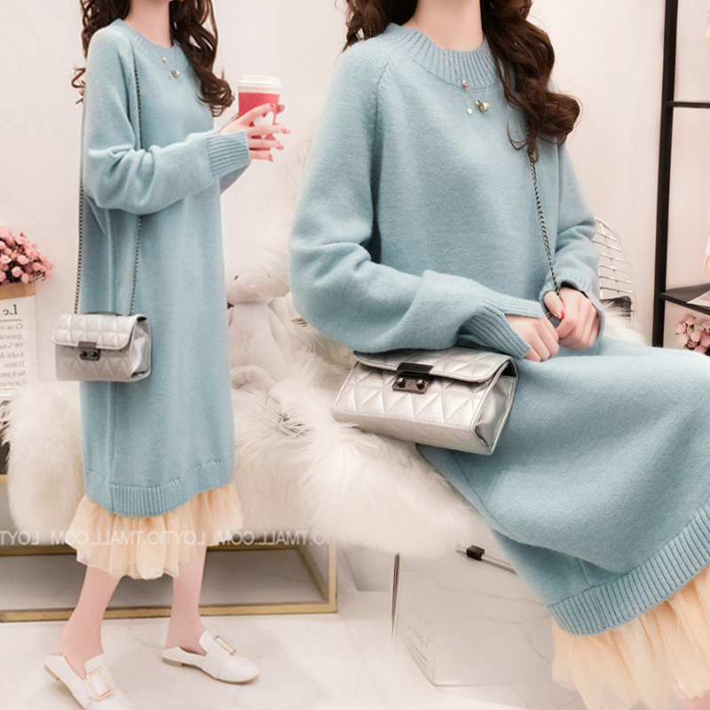 Chân váy len dài cao cấp SK2305 - KRFashion style Hàn Quốc chất len dày mềm  mịn dáng dài xẻ tà mùa đông ấm áp