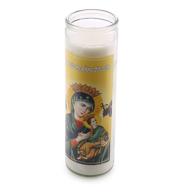 Nến thơm ly thủy tinh D6H20 Miss Candle NQM4527 , phù hợp trang trí giáng sinh