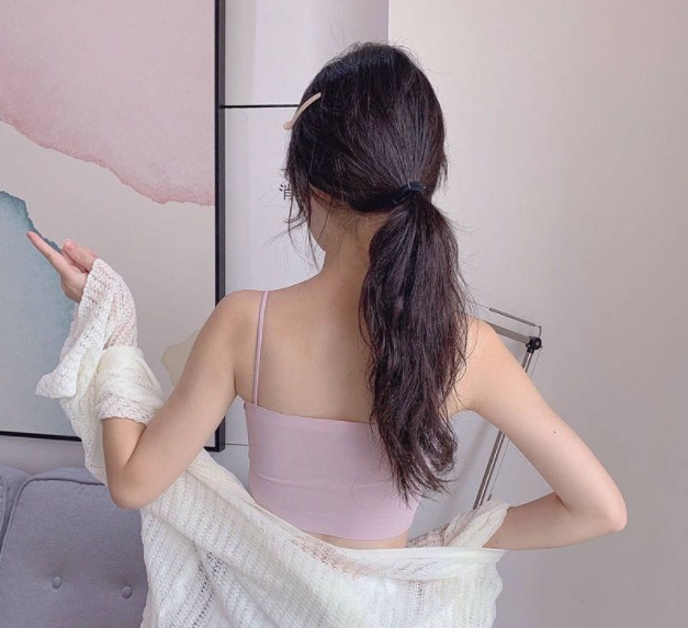 Áo bra đúc su quây 2 dây chất mát lịm như lụa - DLN68