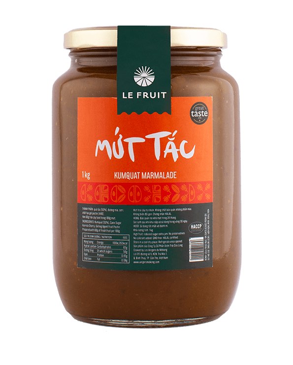 Mứt tắc Le Fruit 1000gr