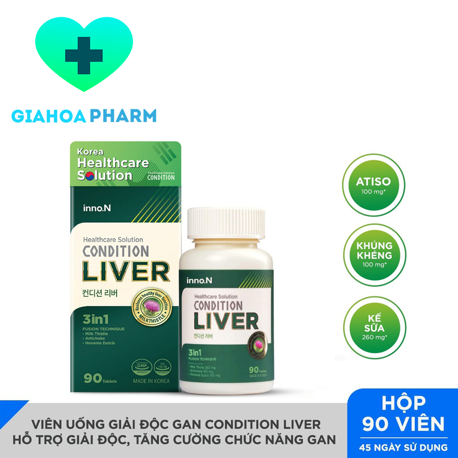 Viên uống Condition Liver hỗ trợ giải độc, tăng cường chức năng gan