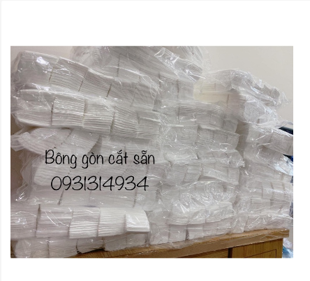 Bông gòn cắt sẵn Bảo Thạch 6x6cm