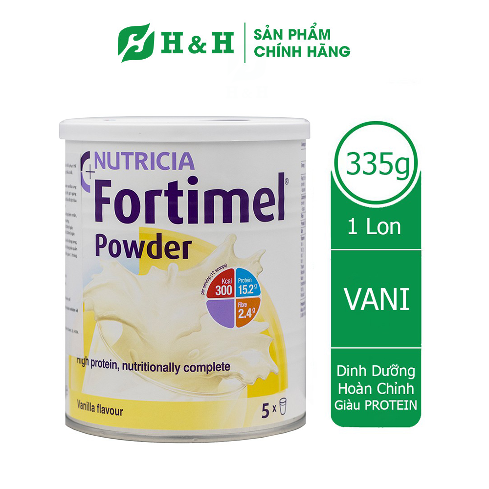 Sữa bột fortimel powder vanilla - dinh dưỡng hoàn chỉnh giàu protein