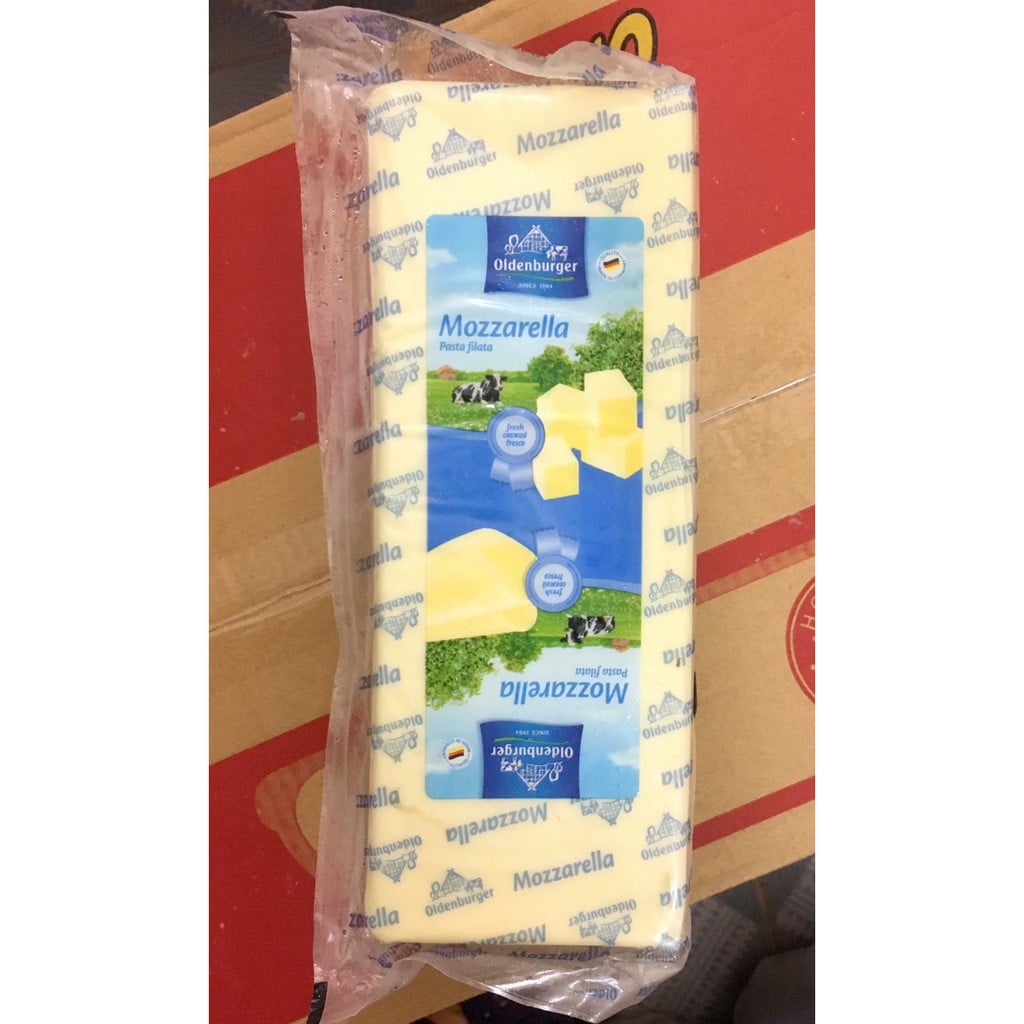 [2.5KG] Phô Mai Mozzarella Nguyên Khối ĐỨC OldenBuger