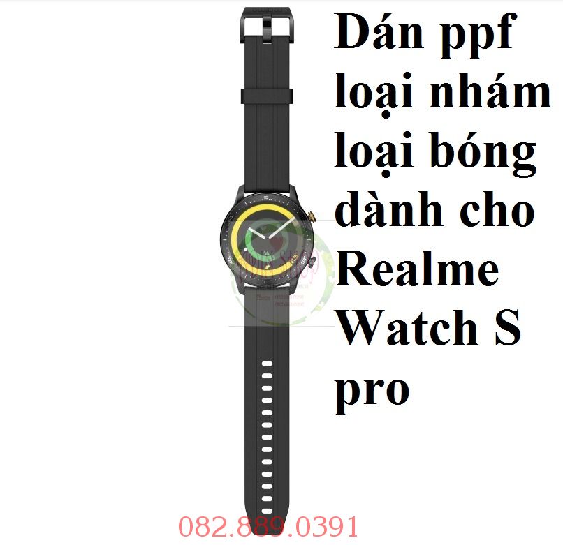 [HCM][Mua 1 tặng 1]Dán PPF Realme Watch S pro loại nhám bóng siêu bền