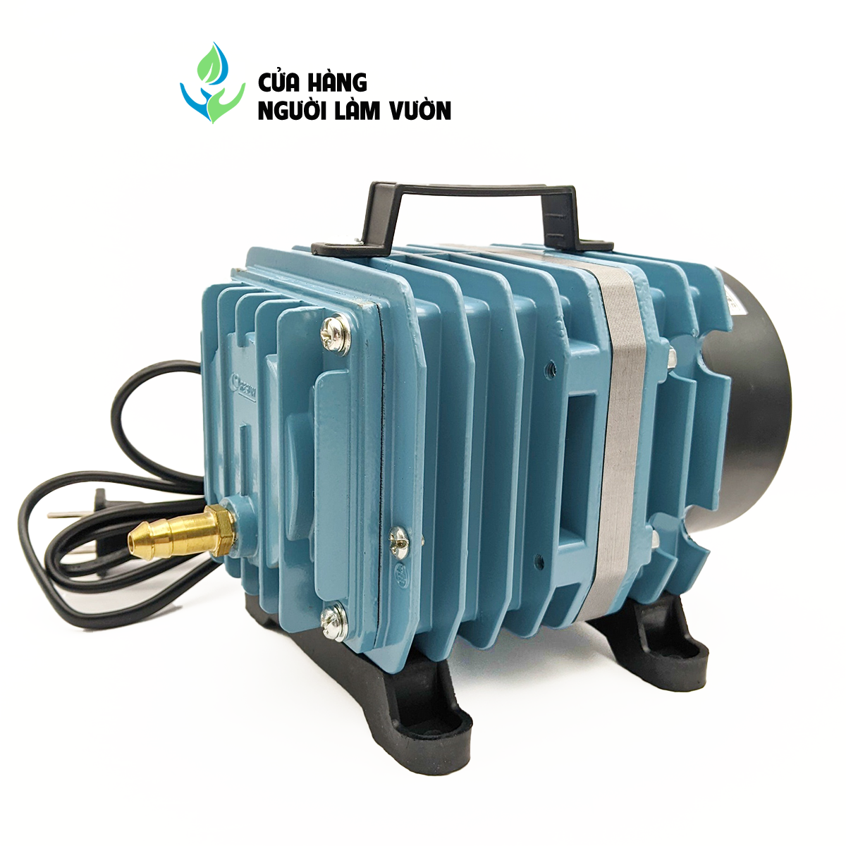 Máy sủi oxy hồ cá - Máy thổi oxy RESUN ACO - 005 - 75W dùng cho hồ cá Koi tặng kèm 8m dây oxy + 8 sủi