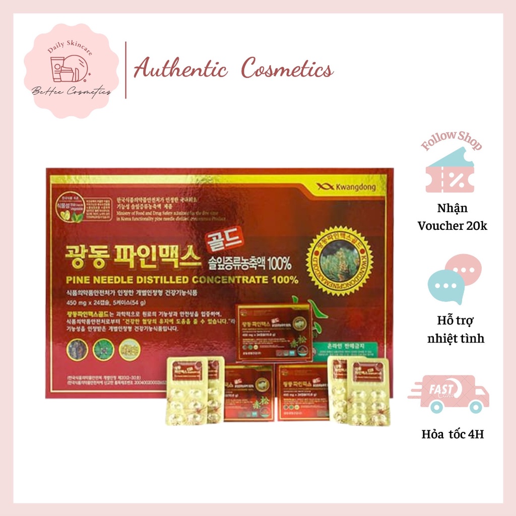 Viên Tinh Dầu Thông Đỏ Hàn Quốc Kwangdong