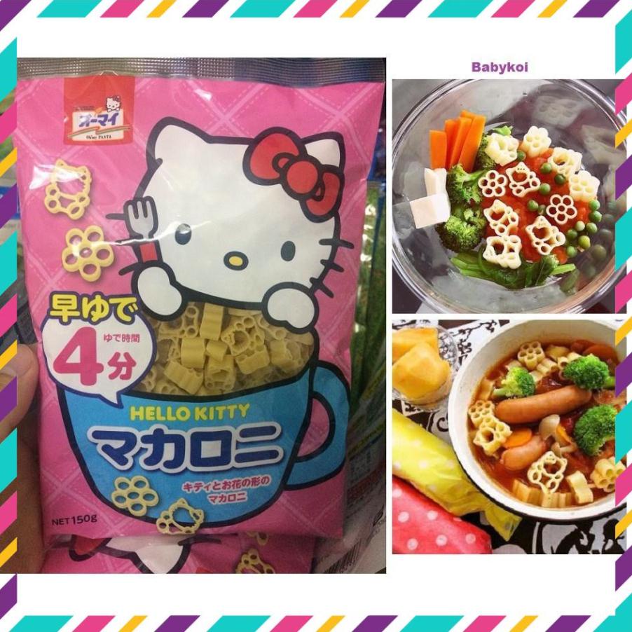 [Chính Hãng]   [Date T4/2023] Nui Hello Kitty nội địa Nhật gói 150G