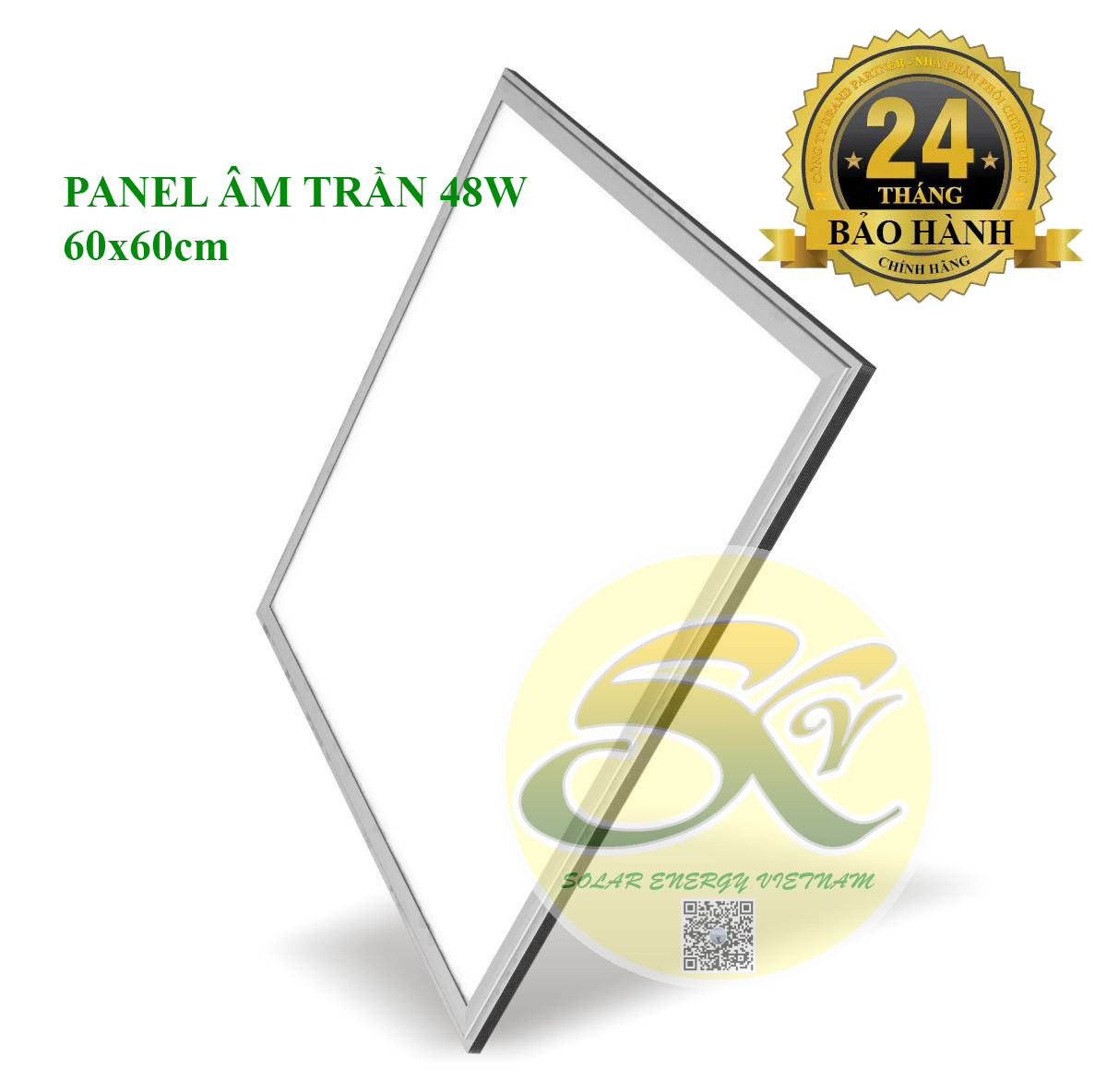 Đèn led tấm panel âm trần 48w 60x60cm