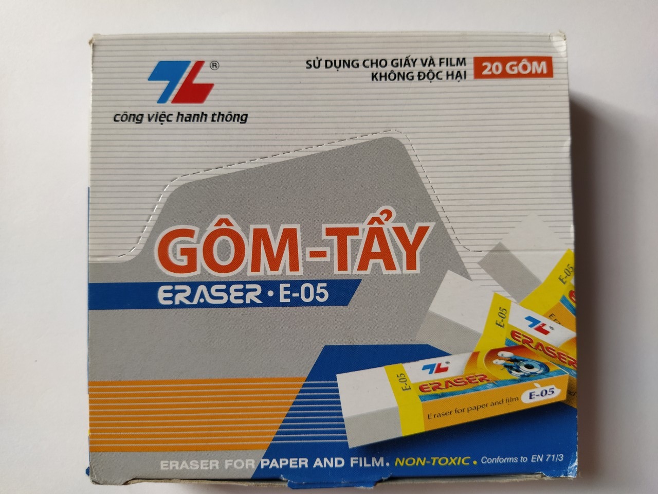 [HCM]Combo 2 Gôm Thiên Long E-05