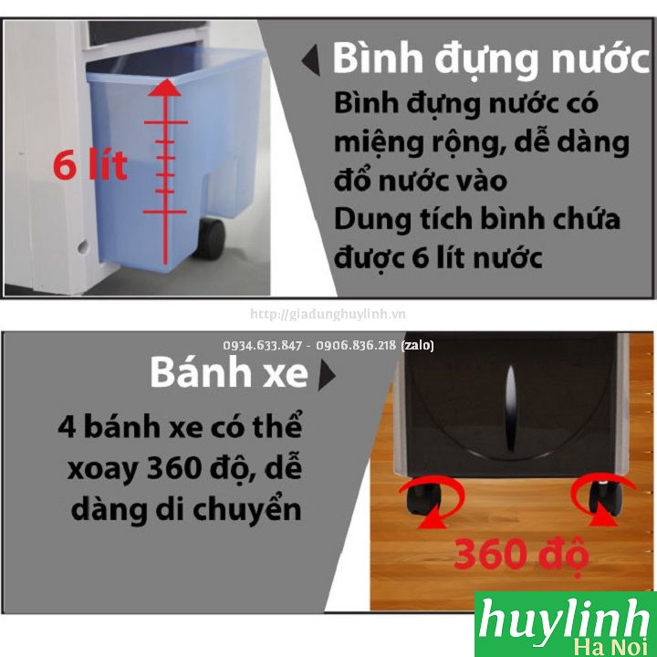 Quạt - Máy làm mát không khí Magic Korea A48 [Thay thế A-45]