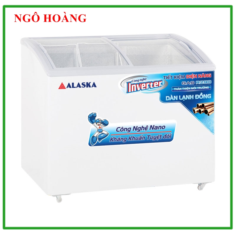 [FreeshipMAX] TRẢ GÓP 0% - Tủ đông Alaska inverter kính lùa KC-210CI ( Miễn phí giao hàng TPHCM-Ngoại tỉnh tính phí vận chuyển)