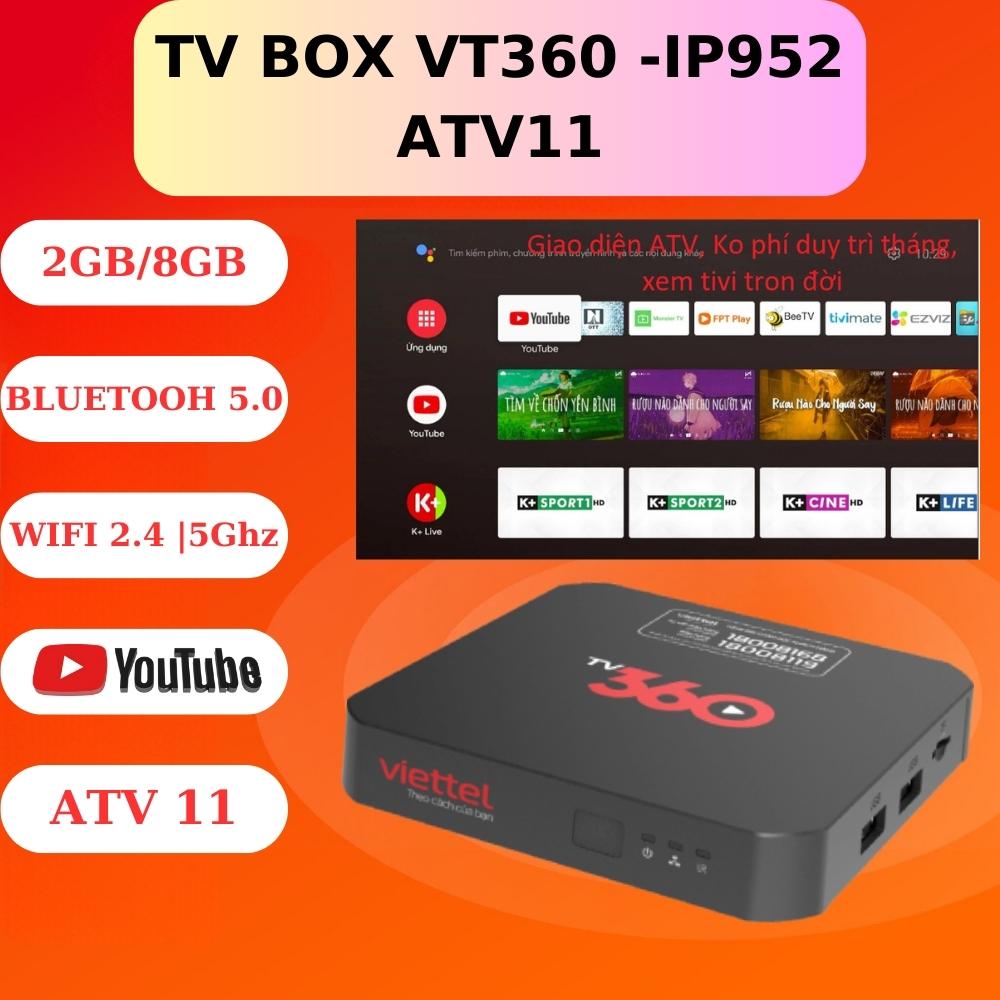 Box Viettel 360 lên mạng xem truyền hình biến tivi thương thành smart TV , ROM ATV