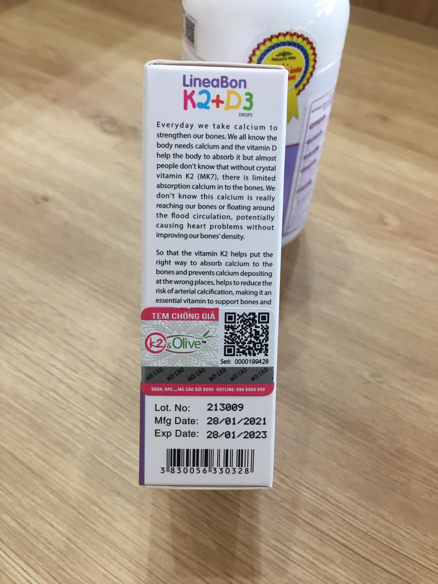 Vitamin K2 -D3 Linebone