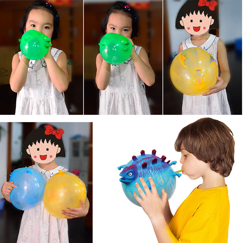 Đồ chơi thổi bóng bay khủng long mới nhất 2023