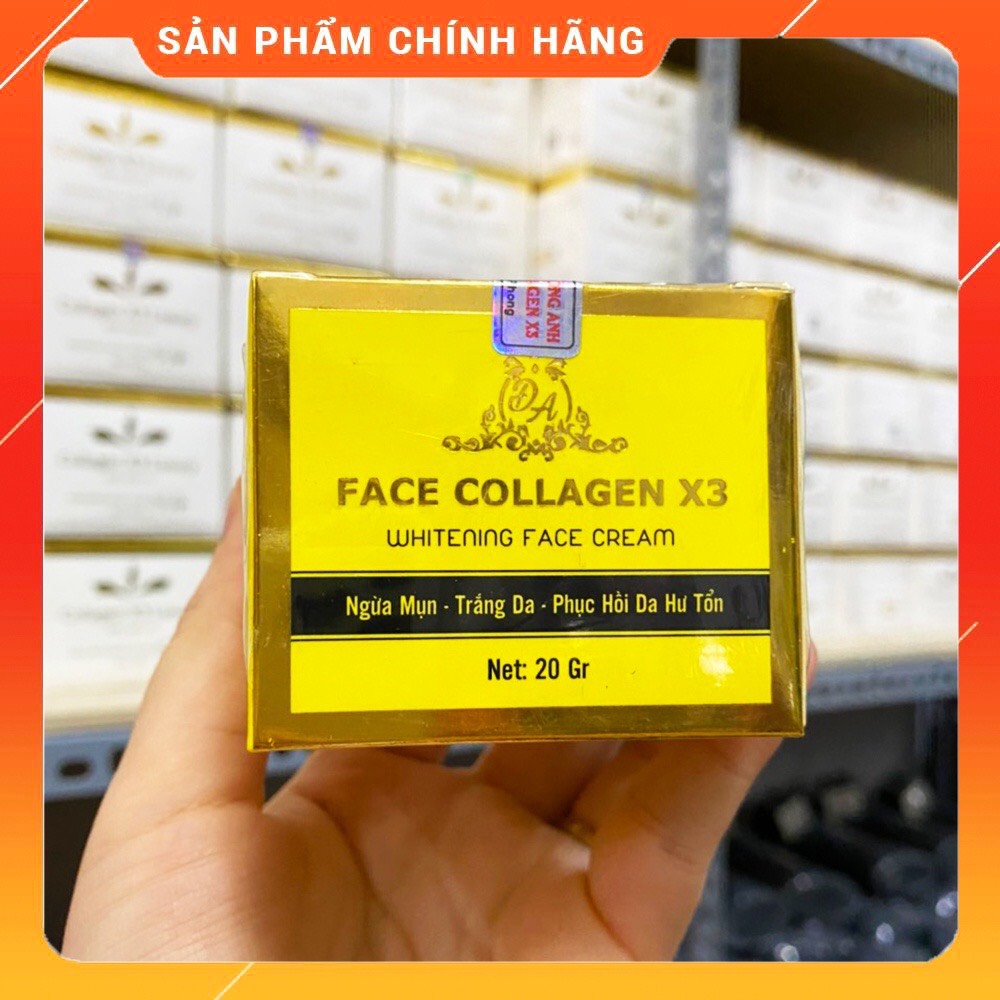 Kem Face Collagen X3 Đông Anh Hàng Chính Hãng Có Team Cào