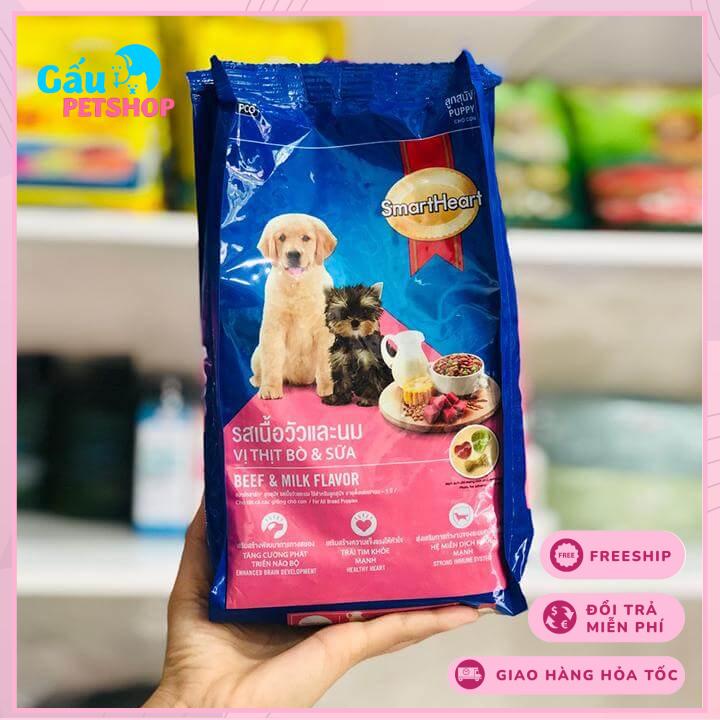 Thức ăn hạt khô cho chó con SMARTHEART PUPPY