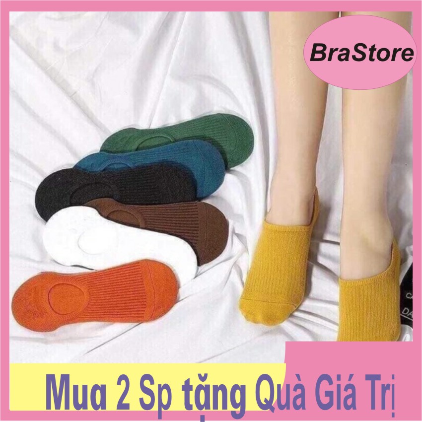 Combo5 Đôi Tất Hài Cotton Gân Nữ Loại Đẹp