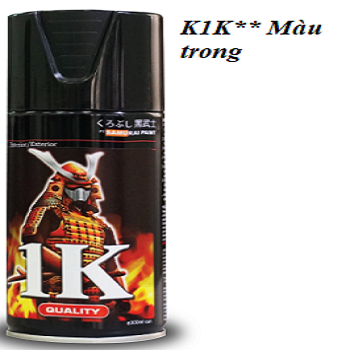 Sơn xịt xe máy Samurai K1K màu trong phủ bóng