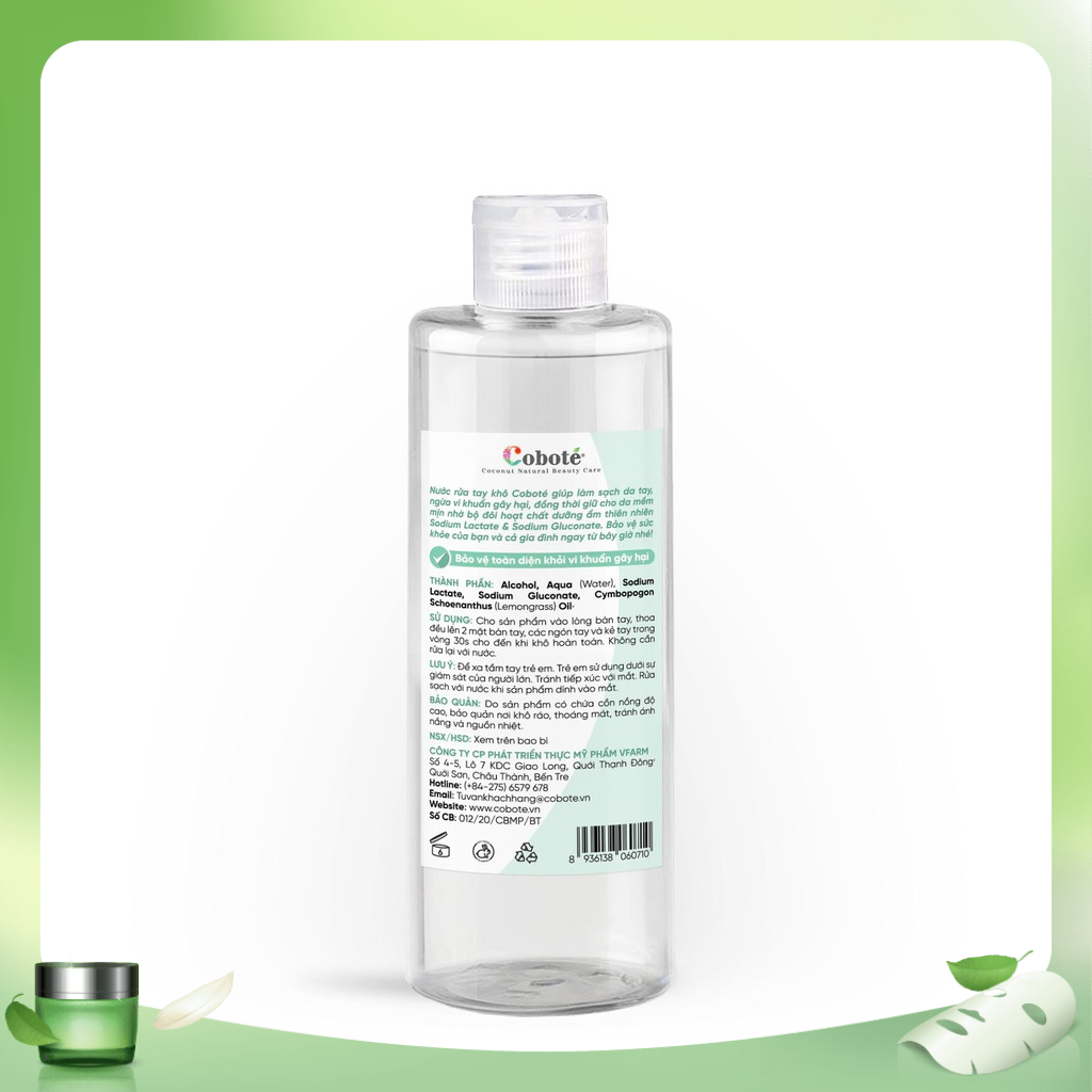 Nước rửa tay khô Coboté 100ml 200ml 500ml
