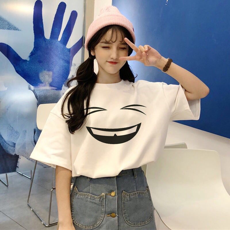 Áo cloptop mặt cười siêu cute