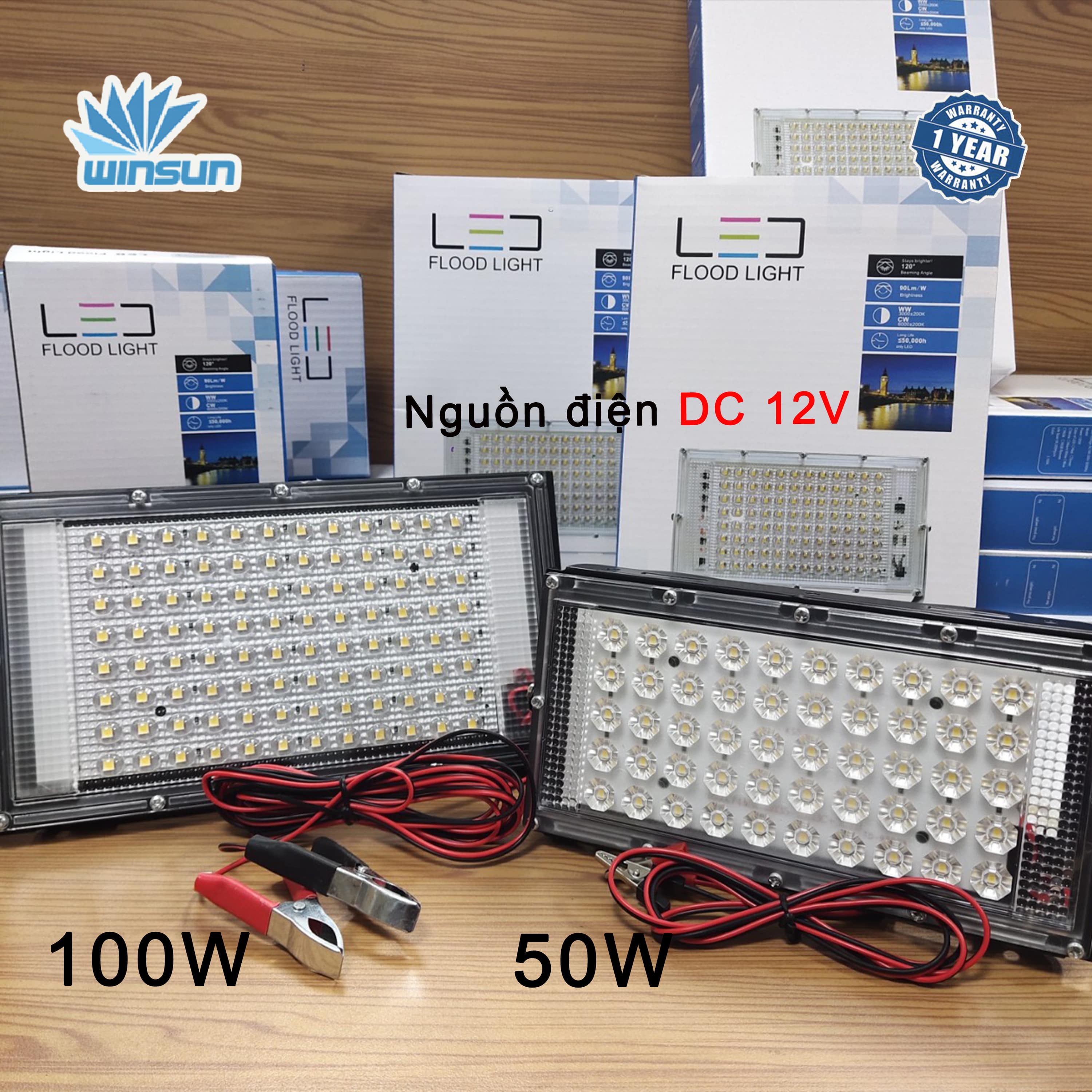 •••HCM••• Đèn Pha Led DC 12V