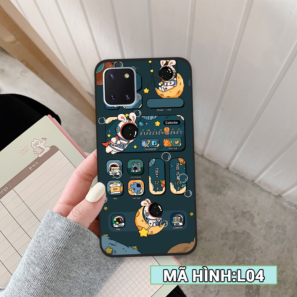 Ốp lưng Samsung Galaxy Note 10 Lite, ốp điện thoại samsung hình vũ trụ, gấu đáng yêu