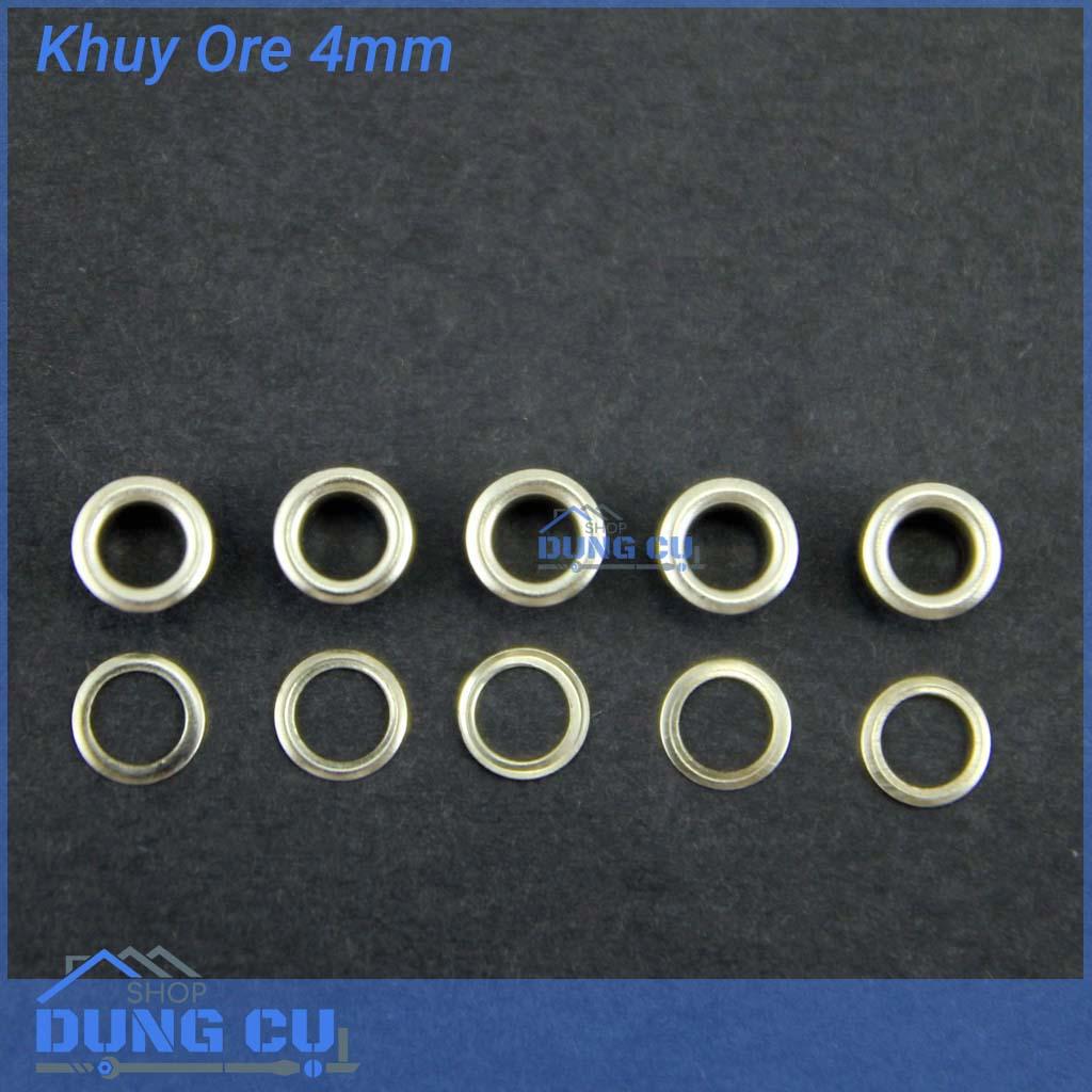 500 Khoen bọc lỗ bạc 4,5,6mm