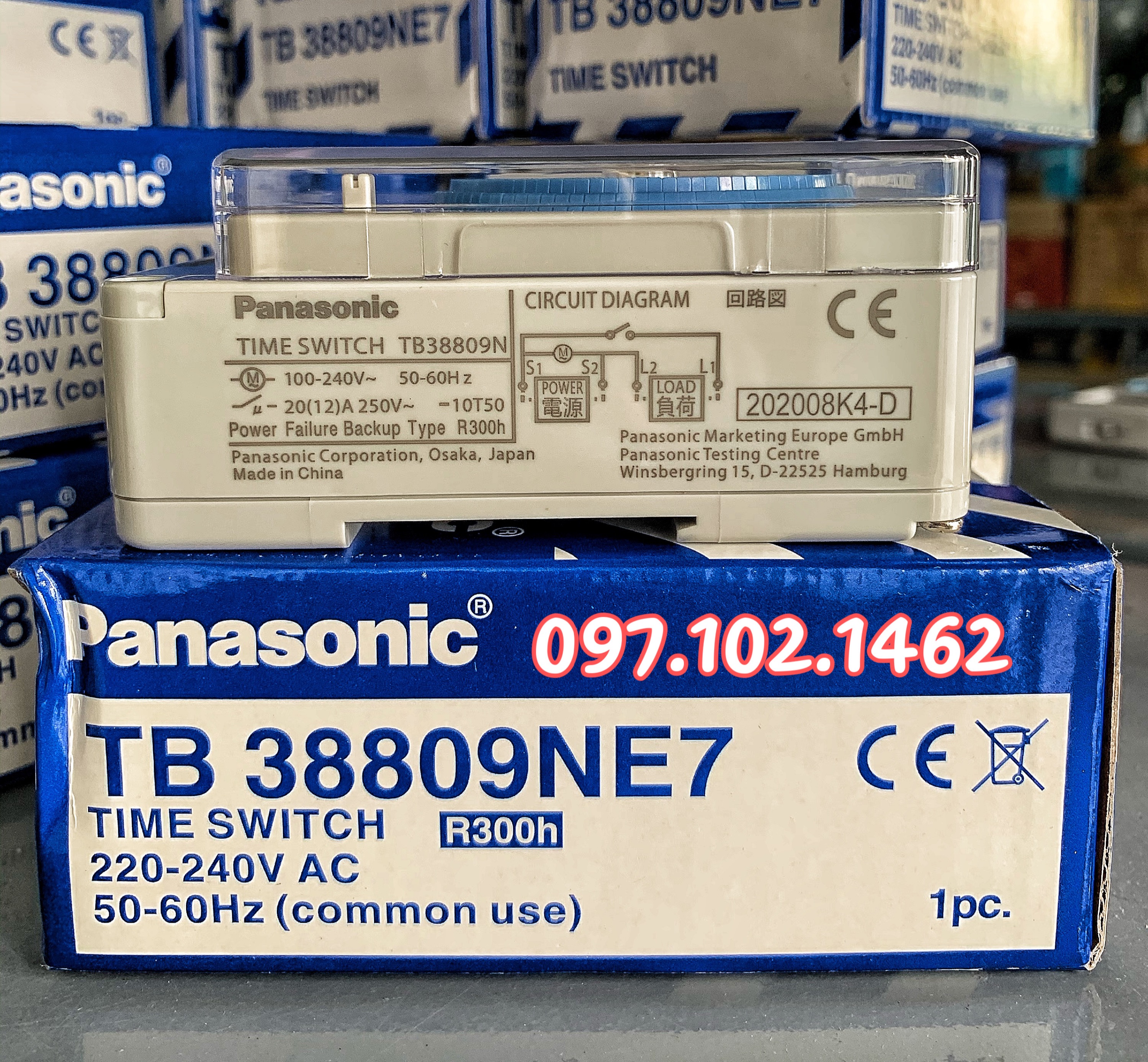 CÔNG TẮC HẸN GIỜ TIMER PANASONIC TB38809NE7