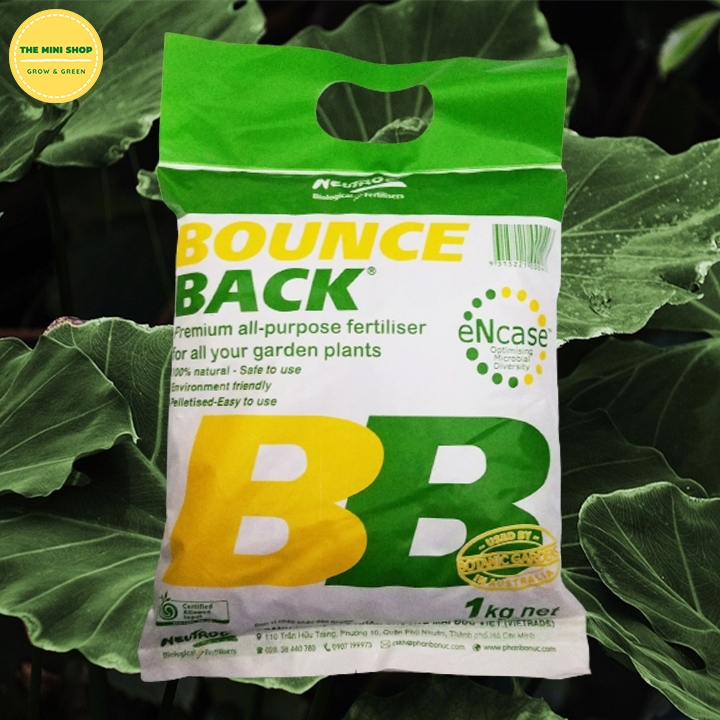 Phân hữu cơ đậm đặc dạng viên cao cấp Bounce Back Úc 1Kg