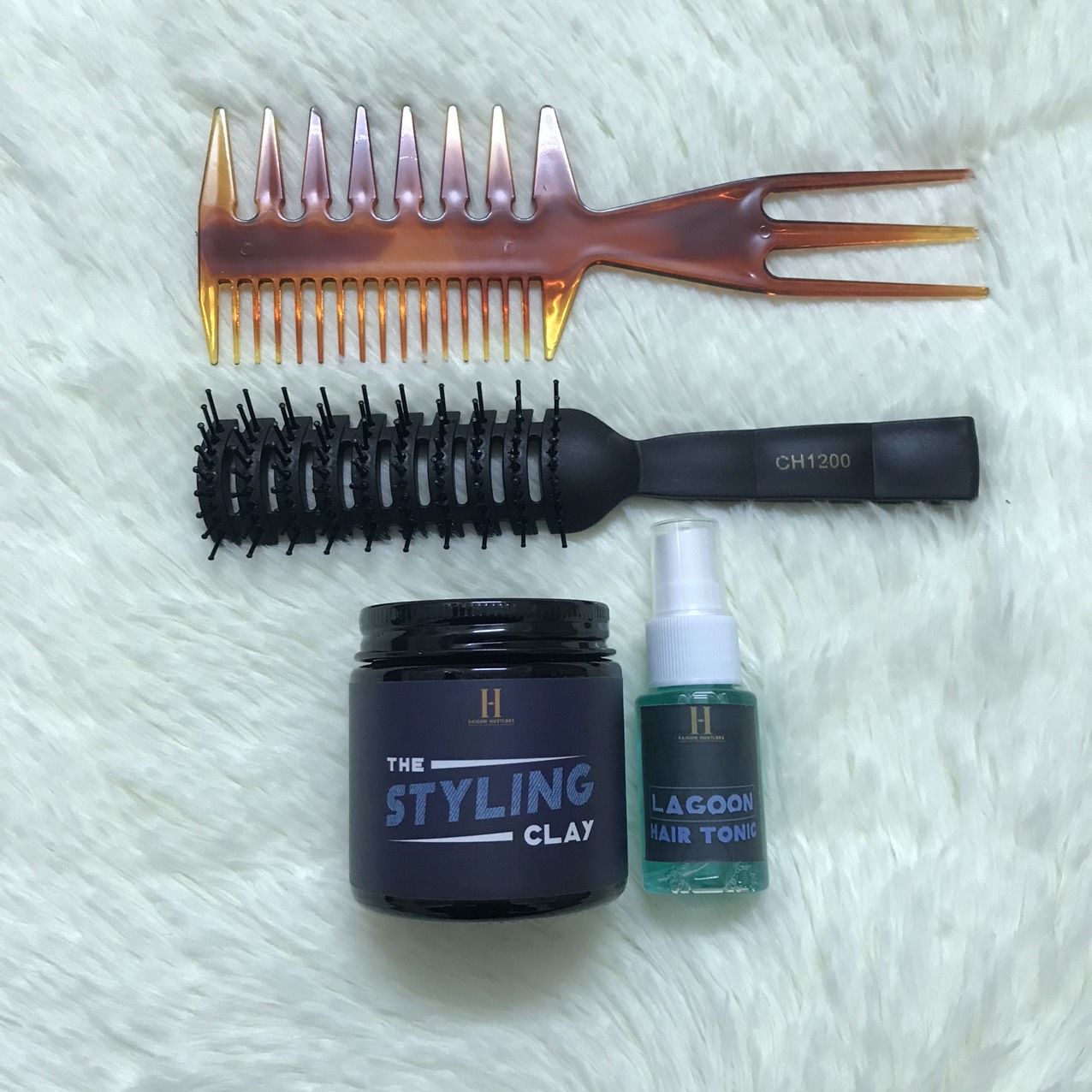Sáp vuốt tóc nam Saigon Hustlers Styling Clay