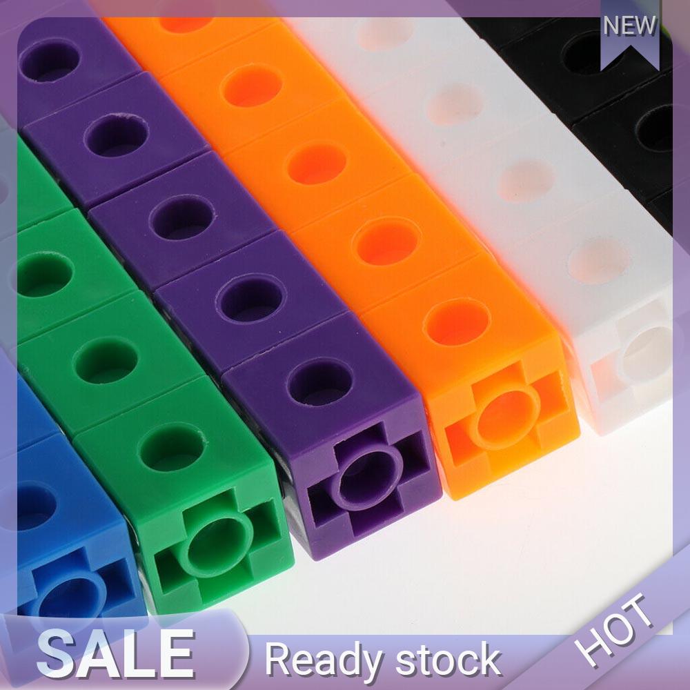 Ready Maths Link Cubes Interlocking Snap Cubes Counting Snap Blocks Toy Gift Hot Sale