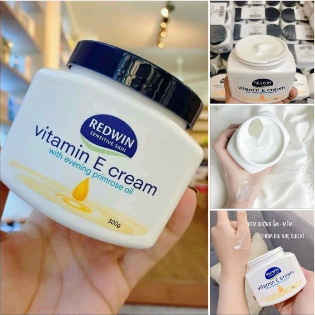 Kem Dưỡng Ẩm, Làm Mềm Mịn Da Redwin Vitamin E Cream
