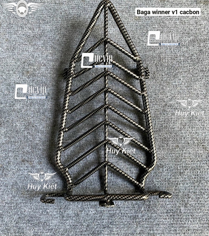 Baga giữa winner 150, winner v1 kiểu xương cá phủ carbon ms5744