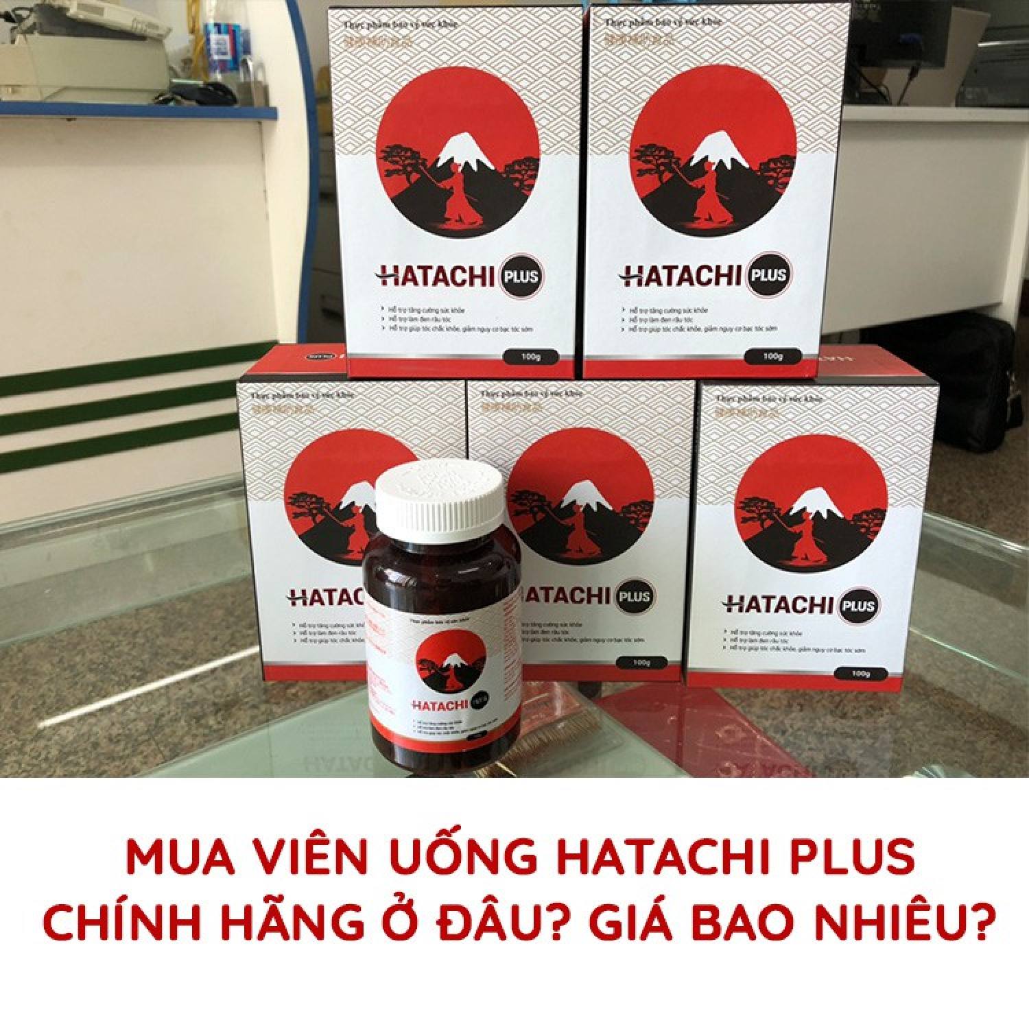 HATACHI Plus ??[HÀNG CHÍNH HÃNG]?? HATACHI Plus Giúp giảm nguy cơ bạc tóc sớm 100G