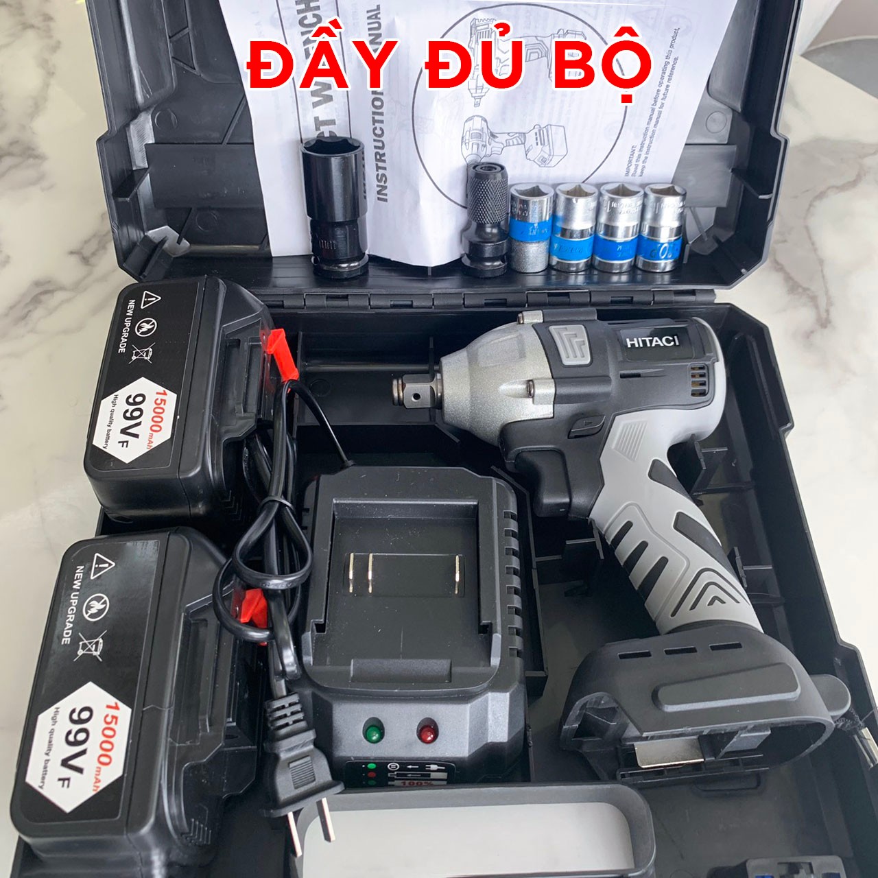 Máy Siết Bulong Hitaci 199v 2pin